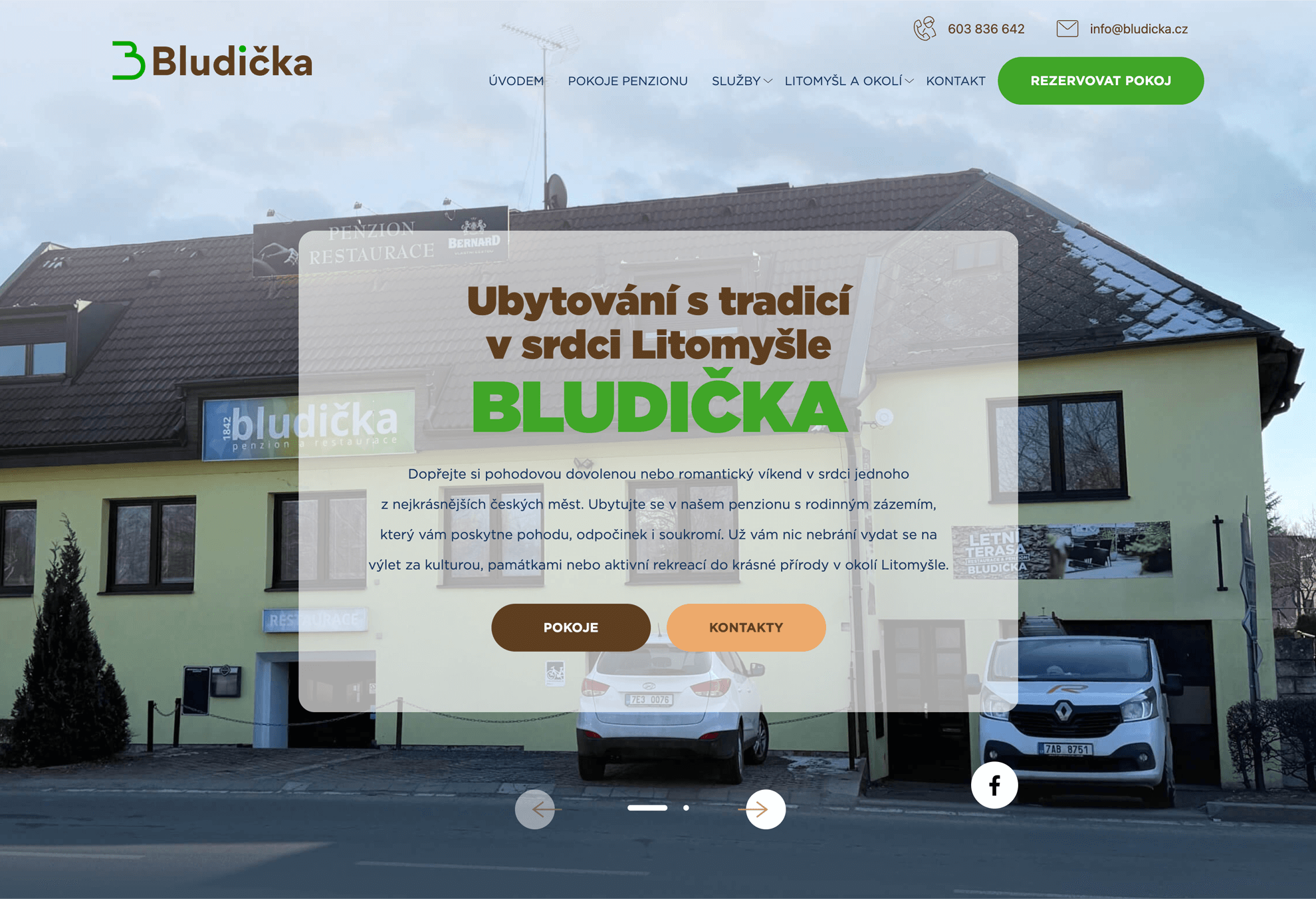 Penzion Bludička in Litomyšl, Czech Republic